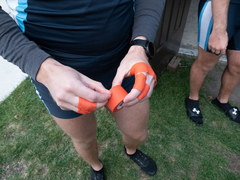 Eucatape Eucalyptus Infused Rowing Tape â€“ for Rowing Hands & Strength & Grip Indoor Machine or Outdoor Sculling Crew (Orange) - Image 4